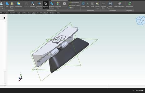 2020 Rail Voron adjustable mount for Logitech C270 webcam