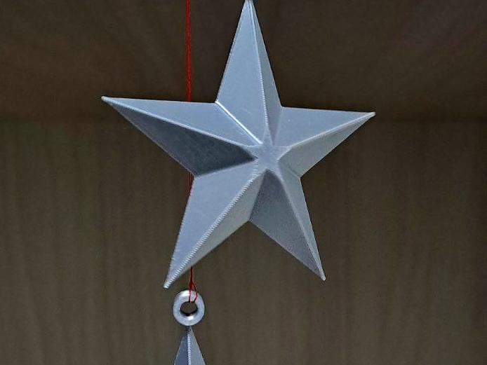 Christmas tree decoration star