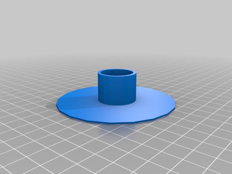 innesto per bastone telo copribarca base 1mm 