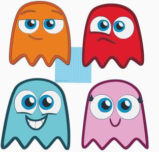 Pac-Man Ghosts (Cute) HD