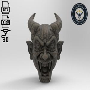 Oni Mask 3D Print Model
