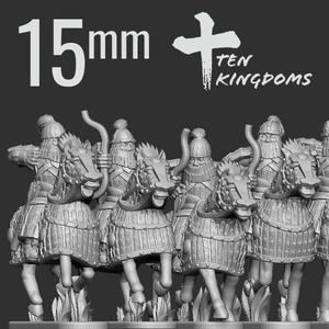 15mm Jurchen-Jin Armoured Bow Armoured Horse