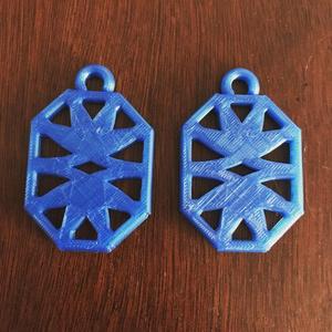 Round Roof Hole Earrings