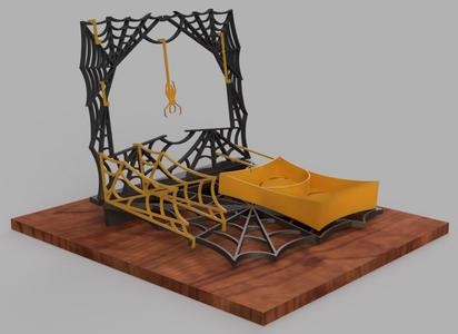 Catch all tray spider