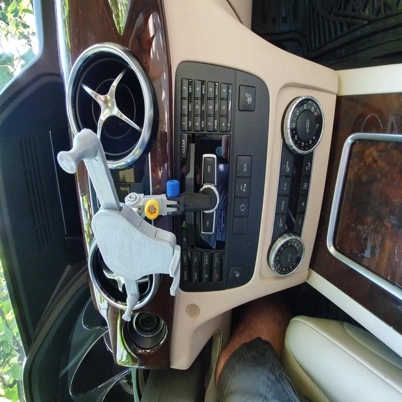Phone holder CD mount
