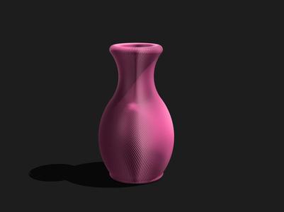 Twisted Rib Vase