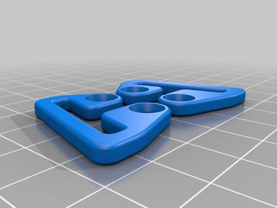25mm mount for DJ FPV Goggles (V1 & V2)(15 degree angled)