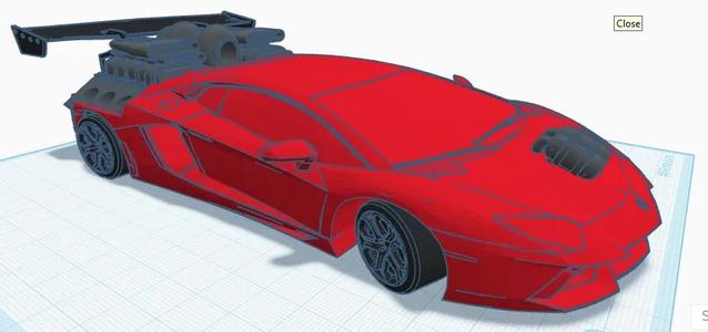 custom lambo   