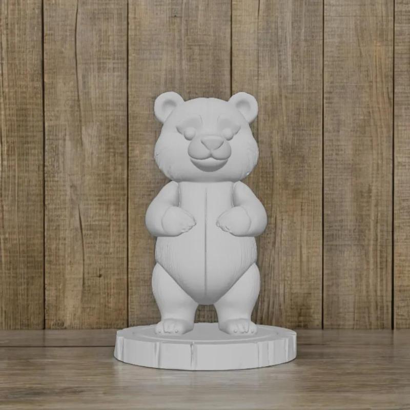 Cute Bear Statue   