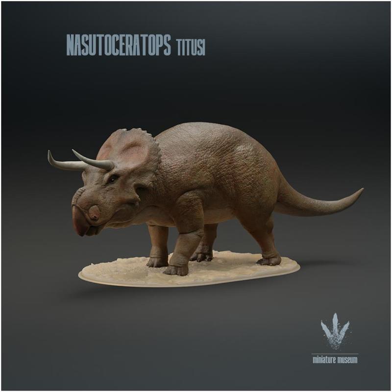 Nasutoceratops titusi  : The Large-nosed Horned Face