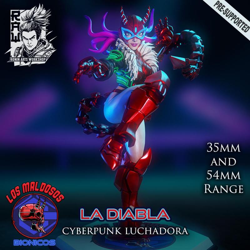 La Diabla - Cyberpunk Luchadora