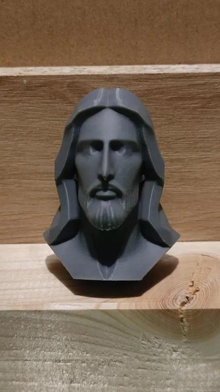 Lowpoly Jesus Statue   