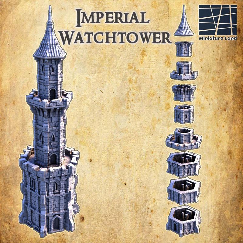 Imperial Watchtower - Tabletop Terrain - 28 MM