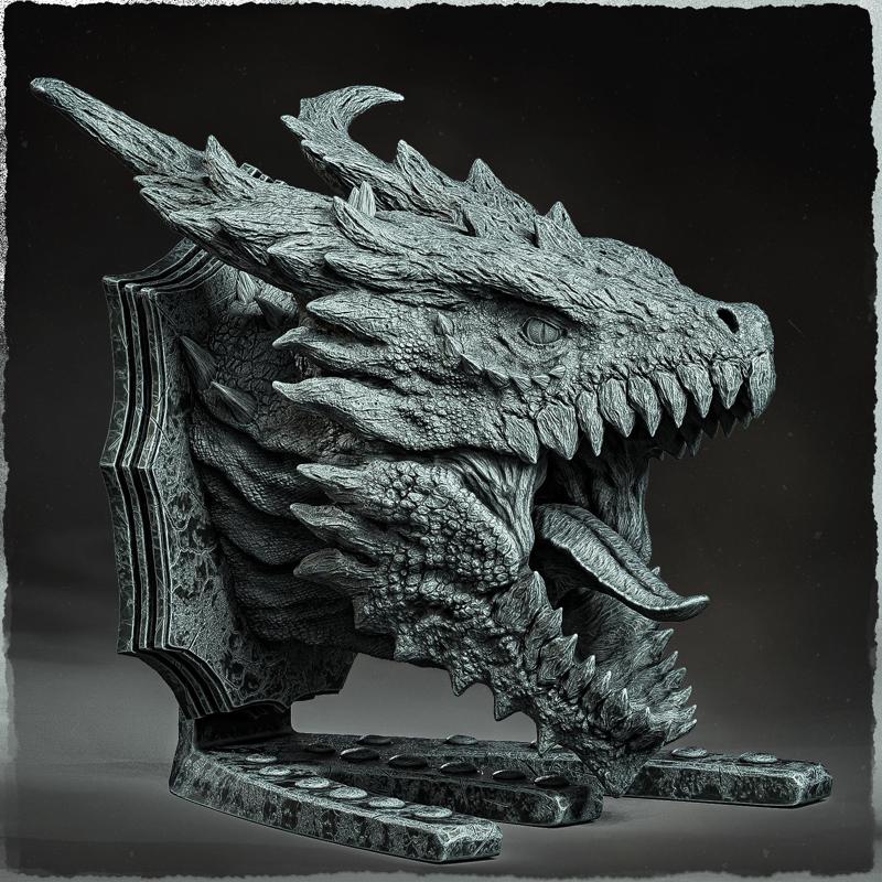 Emerald Dragon (head trophy)
