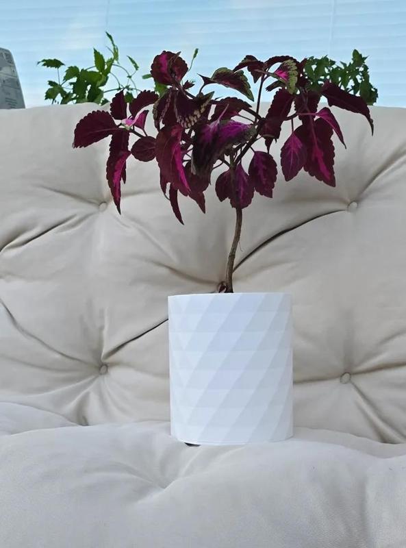 Faceted Geometric Flower Pot   