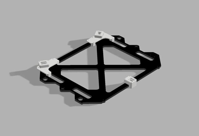 mellow kit vzbot 330 kinmatic bed mount   