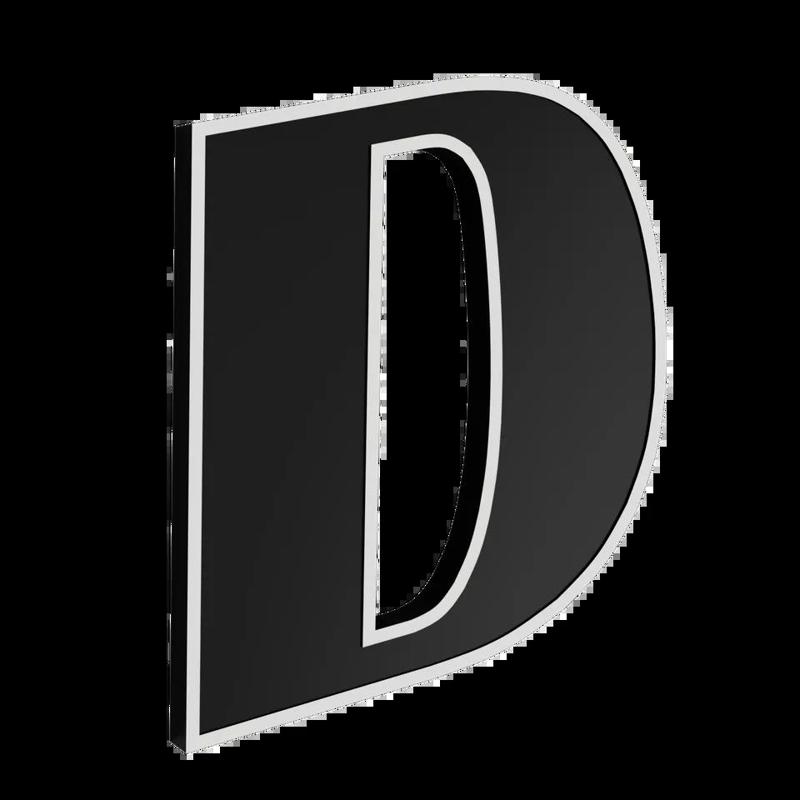 V2 House Letter D - 180mm   