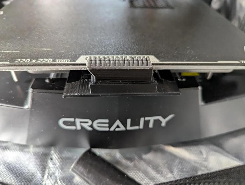 Ender 3 v3 KE SE Nozzle Brush Mount   
