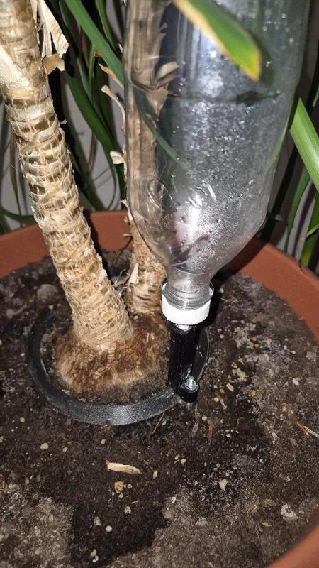 Adapter für Bewässerung mit Plastikflasche   