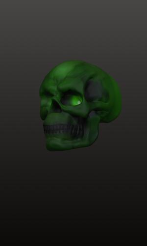 ROUGHCarTOONSkull by Hellekson Artwork