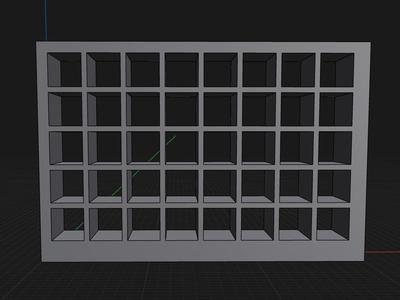 Grid Shoe rack