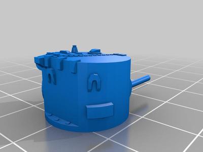 15mm Scale M3 CDL Turret 