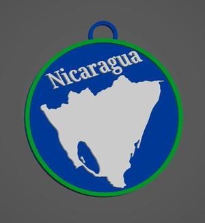 Nicaragua Keychain   
