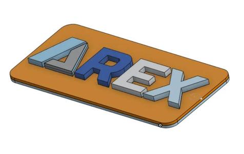 Arex defense logo/keychain   