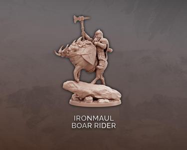 Ironmaul Boar Rider - Dwarf