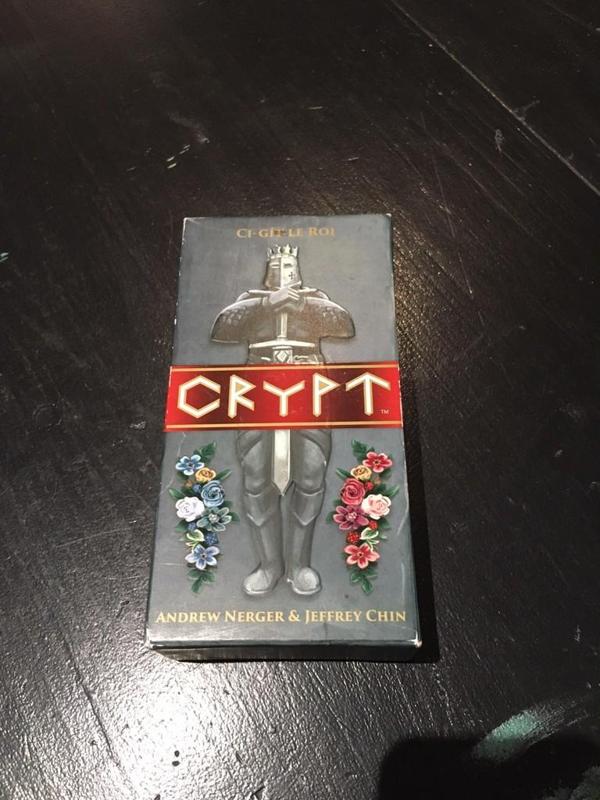 rangement crypt avec protège carte