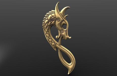 Viking dragon sign