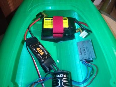 Battery Holder For Bashtec RC Jet Boat