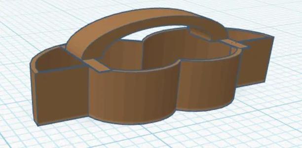 Moustache Pattern Cookie Cutter   