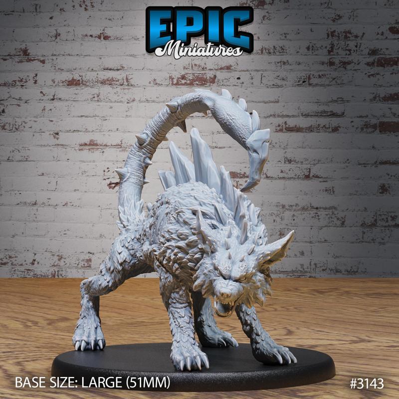 Lupion Wolf Scorpion Chimera / Evil Poison Hybrid / Wild Predator / Swamp Encounter