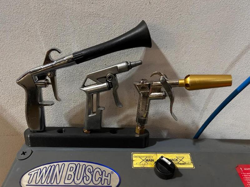 Holder for air blow gun   