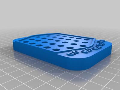 Nozzle Tray Labeled (0.4mm, 0.5mm, 0.6mm, 0.8mm, 1.0mm)