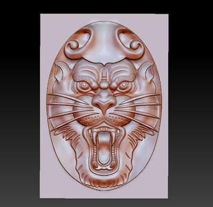tiger head pendant