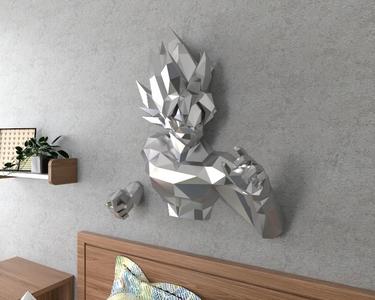 Goku Wall LowPoly