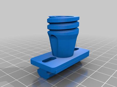 Ender 3 Logitech webcam mount with rail