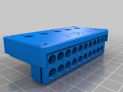 Stellpult Modelleisenbahn dreier Weiche 3x Control panel for Märklin 3-way turnout