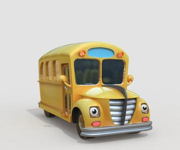 The Magic School Bus-Fanart-Cartoon-3e print model
