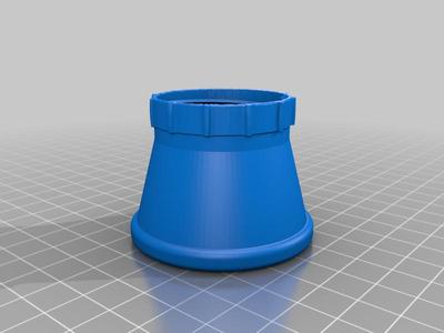 Growler Cap Adaptor for Airlock