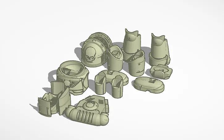 Space marine armor for Dummy 40k   