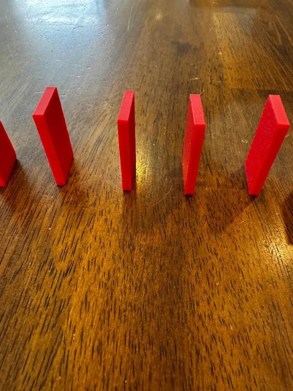 tumbling dominoes   