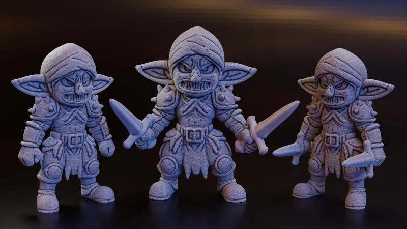 Goblin Figther/Thug Chibi/Anime (DND / TTRPG)   