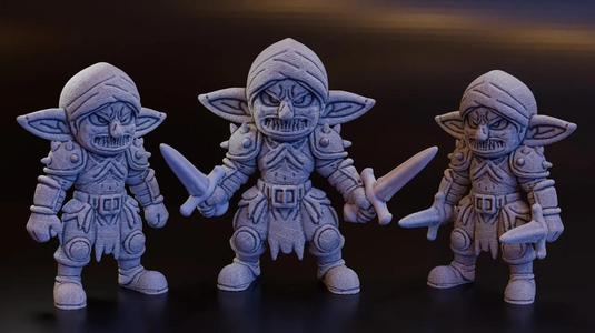 Goblin Figther/Thug Chibi/Anime (DND / TTRPG)   