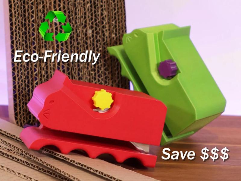 Kitty Cutter - Cardboard Cutter for Cat Scratchers   