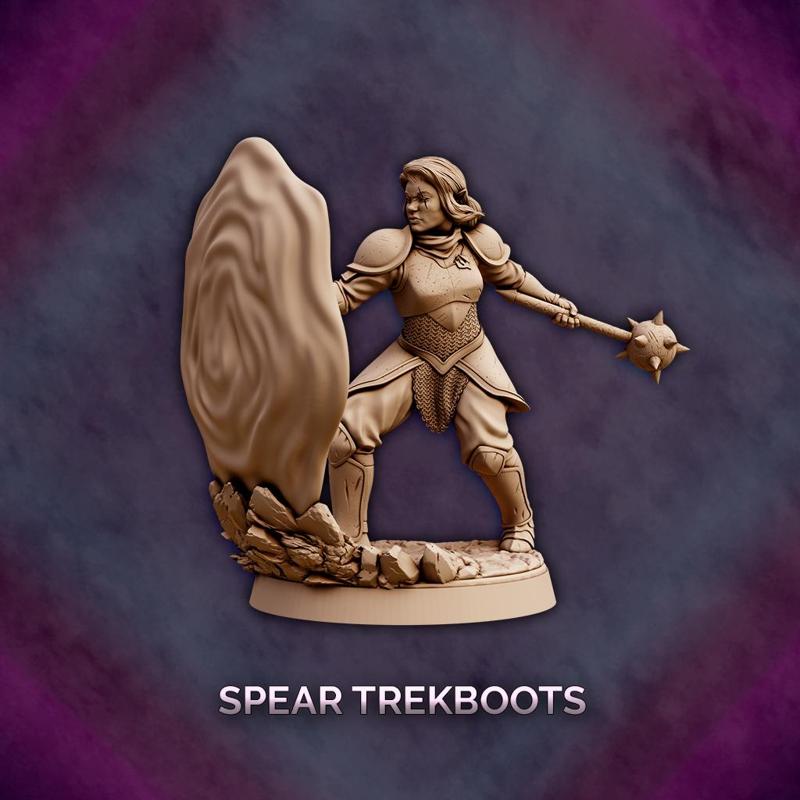 Spear Trekboots - Halfling Cleric