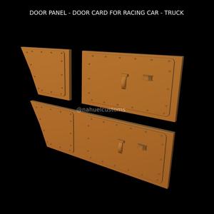 DOOR PANEL - DOOR CARD FOR RACING CAR - TRUCK