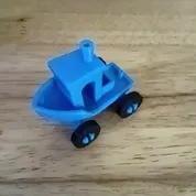 3dBenchy Toy Car (Wheels and Frame only)   